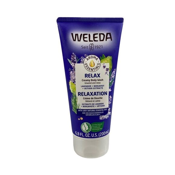 Weleda Aroma Essentials Relax Creamy Body Wash Paraben Free - Picture 1 of 2